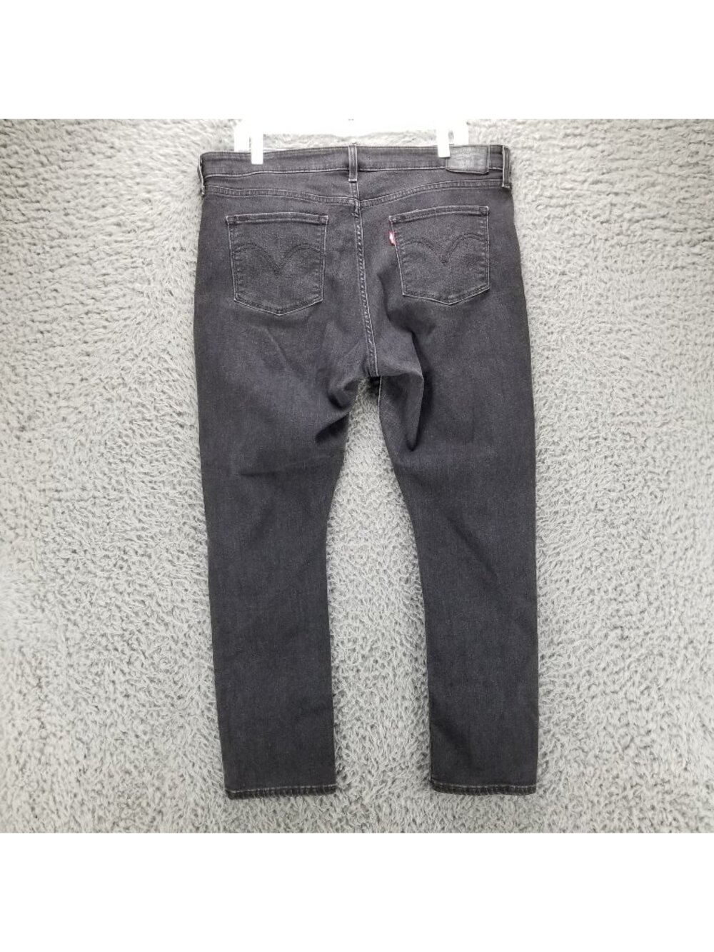 Levis Jeans Womens 18 Short Black Stretch Denim Classic Mid Rise Skinny *Read*